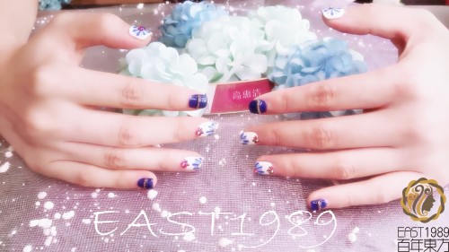  青花美甲怎么做？保定東方技工學(xué)校教你巧做美甲！